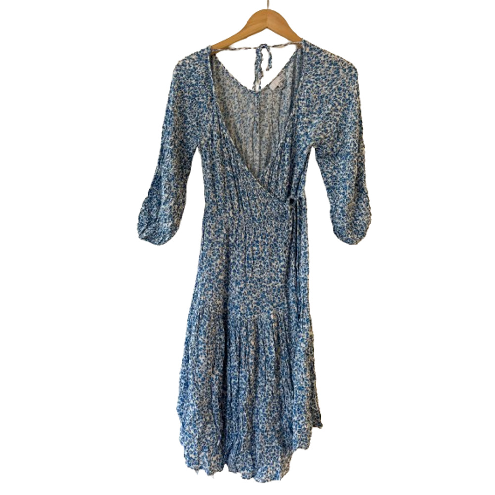 Ten Sixty Sherman Floral Tiered‎ Midi Dress